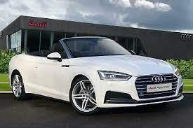 2019 Audi A5 Cabriolet S Line 40 Tfsi 190 Ps 6 Speed Petrol White Manual Ebay A5 Cabriolet Audi A5 Cabriolets