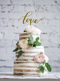 Love Wedding Cake Topper Gold Cake Toppers For Wedding Script Wedding Cake Toppers Bridal Custom Cake Toppers Gold Cake Topper Wedding Wedding Cake Toppers