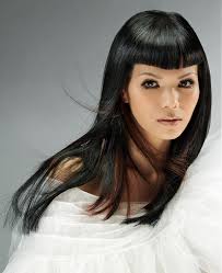 Longue Frange Courte Noire Courte Frange Longue Noire Frange Cheveux Idees De Coiffures Couleur De Cheveux Noire