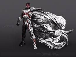 This, and the discovery that billy and tommy had the fragments of mephisto's soul inside them (and their subsequent absorption into mephisto himself) caused wanda and vision to break up. Alexander Lozano On Twitter The Vision I Liked The Idea Of A Living Cape Vision Marvel Lozano Concept Http T Co 7mrsxm5slk
