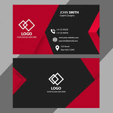 Also, copy and paste the qr code onto the card with ease. Red And Black Business Card Template Business Card Template Psd Business Card Psd Free Stationery Business Card
