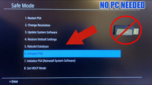 How To Reinstall Ps4 System Software Without Usb In 5 Easy Steps Youtube