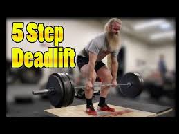 How To Deadlift Starting Strength 5 Step Deadlift Youtube