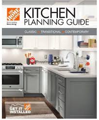 The national average cost to install kitchen cabinets is $900, although the price can run much higher depending on the size of the kitchen and whether the materials and cabinets themselves are included in the total cost. Home Depot Canada Flyer Kitchen Planning Guide April 24 May 31 2020 Shopping Canada