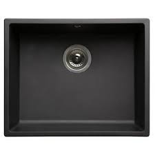 Evier De Cuisine Evier 1 Cuve Carree En Resine Noire 500x400x200mm Evier Cuisine Evier Et Evier Noir