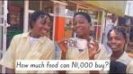 How much food can 1000 Naira buy in Lagos, Nigeria ? - YouTube