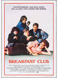 Vintage Breakfast Club Poster Sticker By Tele Vision In 2021 Club Poster Breakfast Club Poster Iconic Movie Posters