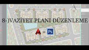 Dersinde, projemizin vaziyet planını oluşturacağız, tüm plan, kesit ve görünüşleri tek satırda pafta düzenine oturtarak daha düzgün bir sunum haline getireceğiz. 8 Vaziyet Plani Autocad Duzenlemesi Youtube