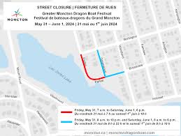 Street Closures for the Greater Moncton Dragon Boat Festival | City of  Moncton