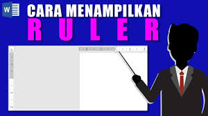 Cara Menampilkan Ruler Di Microsoft Word Youtube