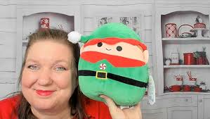 Amazon.com: Squishmallows Original 8-Inch Bartie The Christmas Elf
