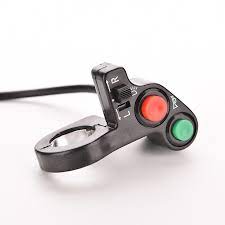 Retail 1pc E Bike Motorcycle 7 8 Handlebar Switch Assembly Electric Scooter Dirt Bike Turn Signal Horn Button On Off Electric Scooter Bike Concept Motorcycles