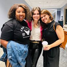 WriterFest Nashville director of marketing Risha Chesterfield (l.),  director of programming Sara Wigal (c.), and founder Ami McConnell (r.)  celebrated the fruits of their labor at this year's WriterFest Nashville,  held at