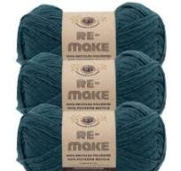 Amazon.com: Lion Brand Re-Make Yarn, Recycled Polyester Yarn ...