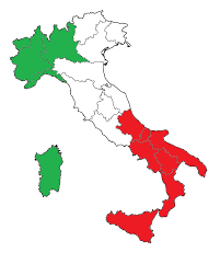 The outline map of italy displays the international boundaries of the country and the political divisions in the country. Italy Cosmic Sizing