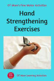Create labels with your child for different objects in your house, like books, toy bins, foods, kitchen. Hand Exercises For Kids Strengthen Weak Hands