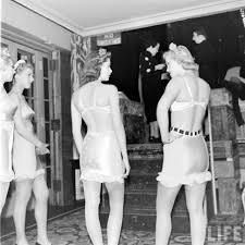 Backstage At The Underwear Show 1940s Messy Nessy Chic Vintage Pinterest Lingerie Underwear And Vintage Lingerie