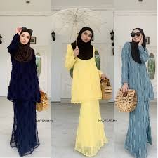 Baju kurung kain lace terkini. Kurung Lace Prices And Promotions Muslim Fashion Aug 2021 Shopee Malaysia