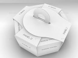 Food Pastry Boxes Vol 3 Octagon Cake Pastry Carrier Take Out Packaging Mock Ups Cake Boxes Packaging Cake Packaging Cupcake Packaging