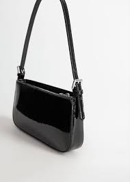 Dernières tendances en sacs : Sac Baguette Verni Femme Mango France From Mango On 21 Buttons