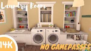 You can get a job, earn money, hang let's take a look at 15 of the best bloxburg house ideas in roblox. Roblox Bloxburg No Gamepasses Laundry Room Tapioca Youtube