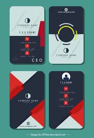 Business card designer plus is a free business card program that will definitely make you enjoy the design process. Business Card Templates Colored Flat Vertical Technology Theme Free Vector In Adobe Illustrator Ai Ai Format Encapsulated Postscript Eps Eps Format Format For Free Download 2 68mb