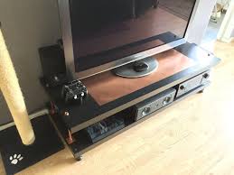 Not only models/steampunk tv stand, you could also find another pics such as steampunk monitor, ikea hack tv stand, rustic tv stand, industrial tv stand, ikea lack tv stand, black tv stand. Industrial Steampunk Hack To The Lack Tv Stand Ikea Hackers