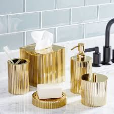 Maybe you would like to learn more about one of these? Fluted Metal Bath Accessories Polished Brass