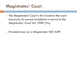The only state courts existing in malaysia are the syariah (islamic) courts and the native courts of the borneo states of sabah and sarawak. Magistrates Court Definition