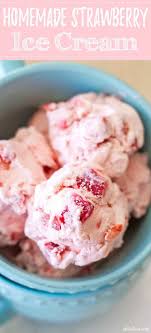 Neither an ice cream parlour nor an ice cream section of any supermarket exists which does not have vanilla ice cream. Homemade Strawberry Ice Cream A Latte Food