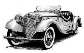 Maybe you would like to learn more about one of these? Vintage Car Drawings Pencil Drawings Car Sketch