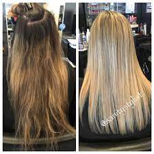 Full Foil Highlights Blonde Highlights Dark Hair With Highlights Highlights Brown Hair Balayage