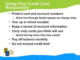 Credit cards can be dangerous if you don't use them responsibly. Charge It Right Fdic Money Smart For Young Adults Ppt Download