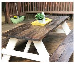 Picnic Table Diy Picnic Table Stain Ideas Picnictablestainideas A 98 00 Unfinished Picnic Tabl In 2020 Diy Picnic Table Picnic Table Makeover Wooden Picnic Tables