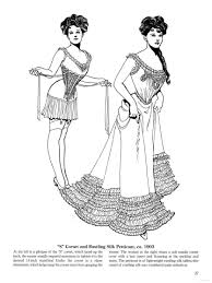 Vintage fashion * coloring pages. Historical Fashion Coloring Pages