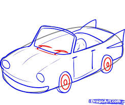 This design will allow you to make the next steps more correct and precise. Simple Car Drawing Step Step At Paintingvalley Com Explore Collection Of Simple Car Drawing Step Step