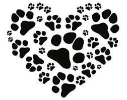 Yin Yang Dog Paw Heart Svg Png Jpg Cricut Silhouette Etsy Paw Heart Dog Paws Cricut