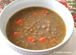 Lentils and butternut squash make for a satisfying and colorful salad with a lemony kick, perfect as a side or a lighter main dish. Low Fat Lentil Soup With Veggies 2 Sisters Recipes By Anna And Liz