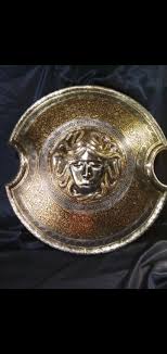 Europol held a press conference on tuesday to praise the successes of operation trojan shield that saw law enforcement agencies around the world work together to uncover. Another Work Done By Uncle Shield In The Style Of The Trojan Kingdom Ancient Greece Steel 1 5 Mm Etching Burnishing Leather Velvet Potal Diameter 70 Cm Forhonor