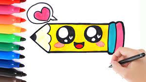 How to draw almost everything 11, welke opties voor jouw bestelling beschikbaar zijn. Hoe Teken Je Een Schattige Potlood Schattig Leren Tekenen Youtube