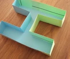 But can also be used on other projects such as the tray i created below with permanent vinyl and also larger wall decals for bedroom walls or welcome signs. How To Make A 3d Letter Of Paper