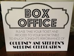 Broadway Show Theater Wedding Ticket Box Office Sign Theatre Wedding Broadway Wedding Wedding Shower Themes