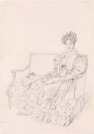 Jean Auguste Dominique Ingres Portrait Of Madame Adolphe Marcellin Defresne Nee Sophie Leroy Drawings Online The Morgan Library Museum