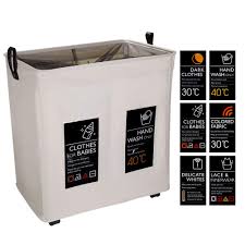 Check spelling or type a new query. Ihomagic Large 2 Sections Foldable Laundry Basket With Wheels Waterproof Storage Washing Basket With Coriaceous Handles Collapsible Rolling Laundry Hamper Dirty Clothes Storage Cart 100l Beige Buy Online In Antigua And Barbuda