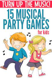15 Music Party Games For Kids Bop Til You Drop With These Game Ideas Birthday Party Games For Kids Kids Party Games Kids Party Games Indoor