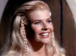 The Conscience Of The King star Barbara Anderson as Lenore Karidian.