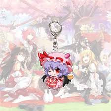 Porte-clé en acrylique avec personnages de dessin animé, Kawaii, pendentif  Kirisame Marisa Hakurei Reimu, bibelots - AliExpress