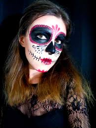 Maquillage tête de mort mexicaine. Sugar Skull Tete De Mort Mexicaine Halloween Makeup Maquillage Tete De Mort Maquillage Horreur Maquillage Halloween