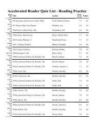 All locations and spots in west blocton, alabama, usa marked by people from around the world. Accelerated Reader Quiz List Reading Practice Bibb County