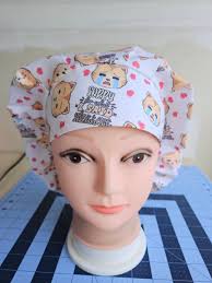 Sorry for What I Said When I Was Stressed Out, Cat Surgical Scrub Bouffant  Hat